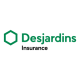 Desjardins Insurance logo featuring a green hexagon icon and the words "Desjardins Insurance" on a white background, trusted by many including top Calgary Restoration Company professionals.