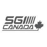 SGI Canada logo with stylized text and a maple leaf icon on a light background, perfect for a trusted Calgary Restoration Company.